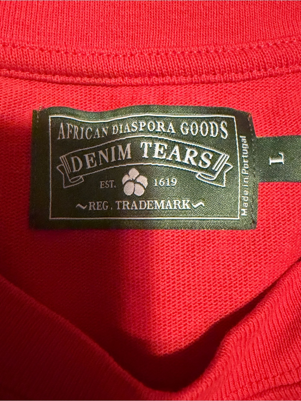 Denim Tears Men's Red Long Sleeve Shirt - Denim Tears.  Lightly worn a few times